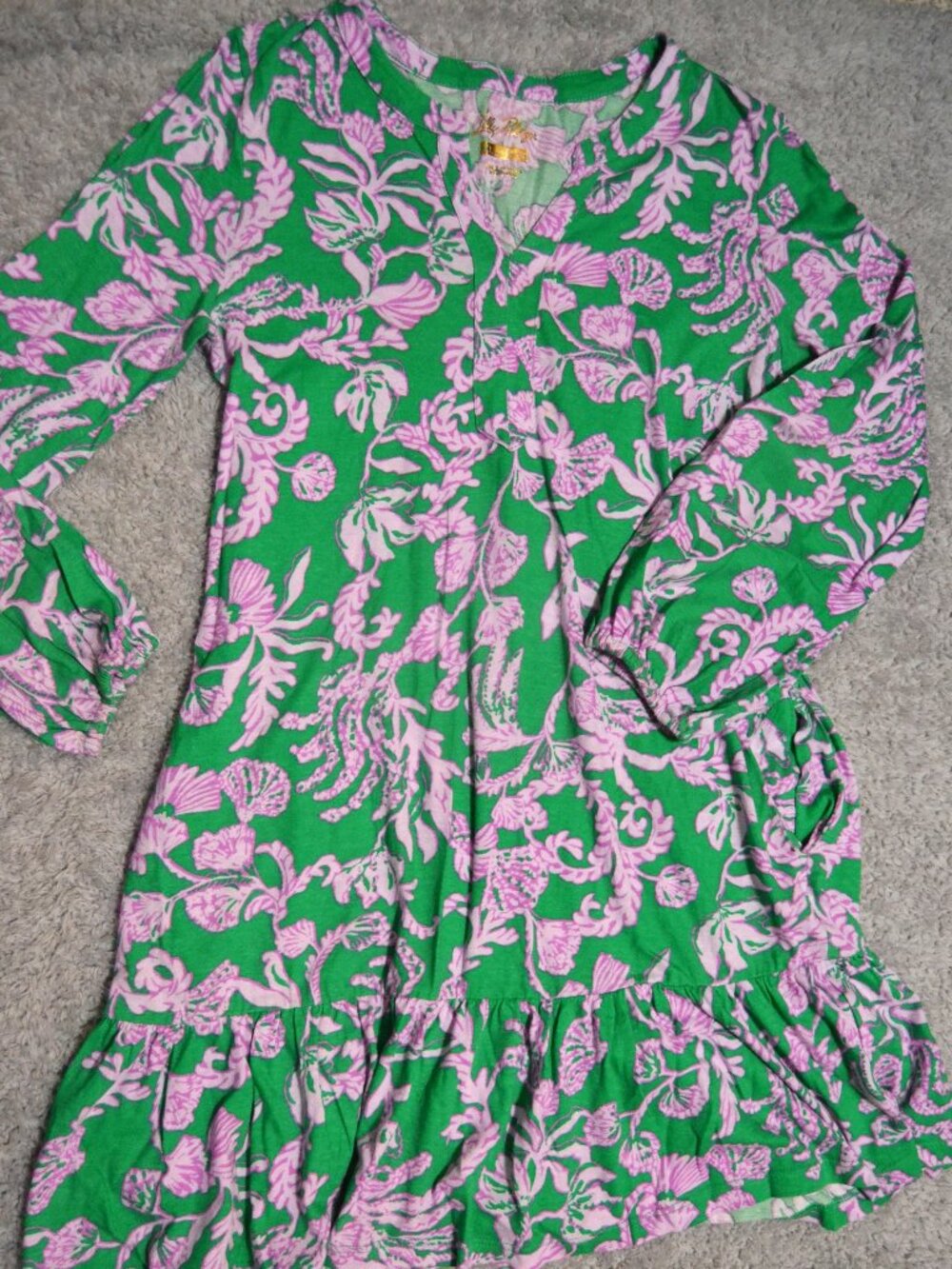 Lilly Pulitzer Alyssa Dress- "Salty Sandbox"
